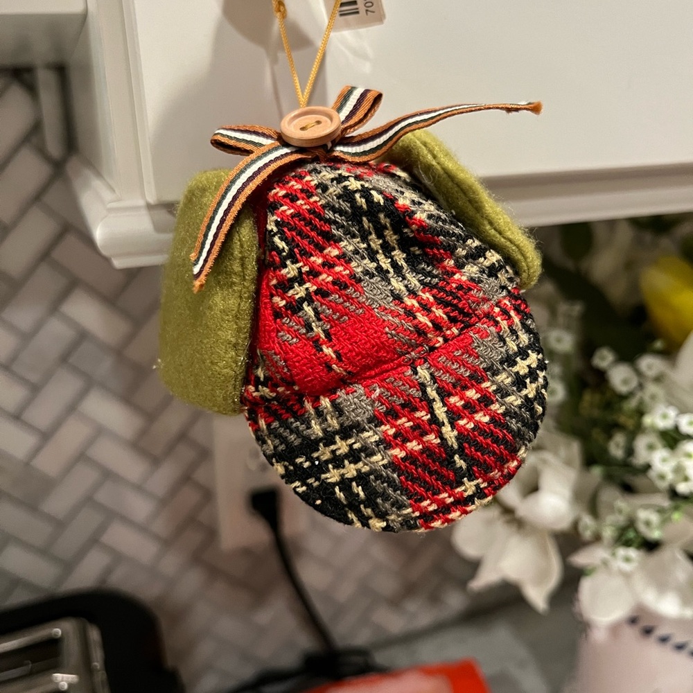 Hunters Cap Christmas Ornament